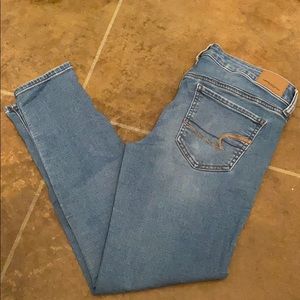 Light wash denim